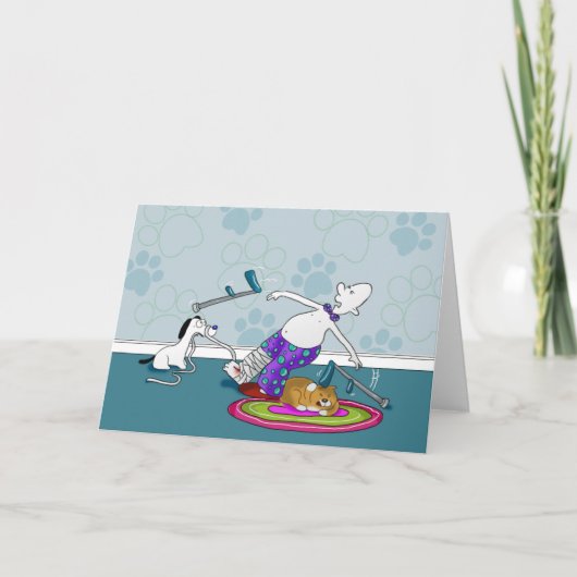lustige get well Card Karte (Vorderseite)