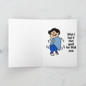 lustige get well soon card karte (Innenseite)