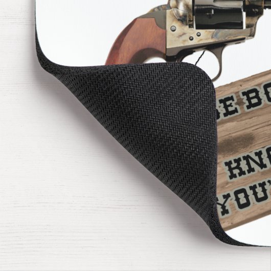 Lustige Gewehr-Kontrollen-Mausunterlage #2 Mousepad (Ecke)