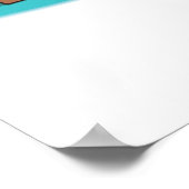 lustige Gewichthebelmaus Poster (Ecke)