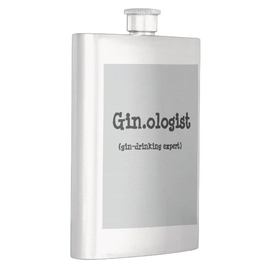 Lustige Gin.ologist Flasche Flachmann (Rechts)