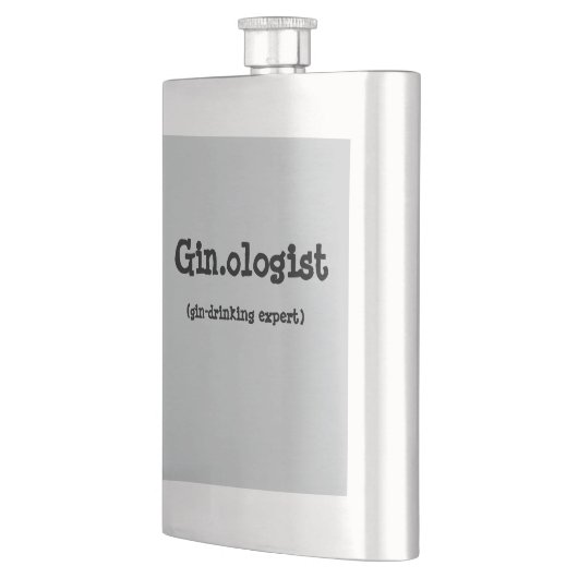 Lustige Gin.ologist Flasche Flachmann (Links)