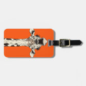 Lustige Giraffe Gepäckanhänger (Vorderseite horizontal)