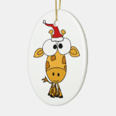 Lustige Giraffe in der Keramik Ornament (Links)