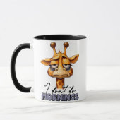 Lustige Giraffe Kaffeetasse Hilarisches Tiergesche (Links)