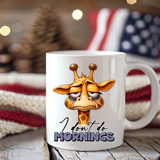 Lustige Giraffe Kaffeetasse Hilarisches Tiergesche