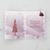 Lustige Giraffe mit Feiertagskarte (Innenseite)