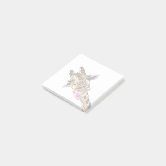 Lustige Giraffe Post-it® Notizen (angewinkelt)