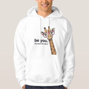 Lustige Giraffe Sei Du Vintage Gravur Shirt Design