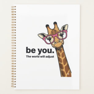 Lustige Giraffe Sei Du Vintage Gravur Shirt Design Planer
