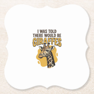 Lustige Giraffe Vintage Gravur Shirt Design_1 Untersetzer
