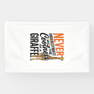 Lustige Giraffe Zitat Vintage Vektor T-Shirt Desig Banner