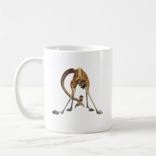 Lustige Giraffen-Grafik – Cute & Coole Design-Tier Kaffeetasse