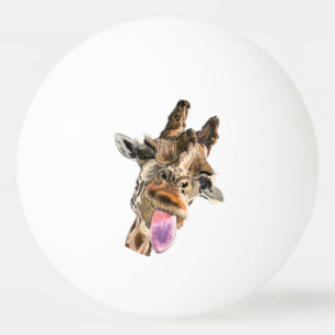 Lustige Giraffen-Ping-Pong-Bälle Tischtennisball