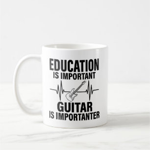 Lustige Gitarre Gitarrespieler Schulmusiklehrer Kaffeetasse