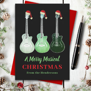 Lustige Gitarre Weihnachten Fröhliche Musikalische