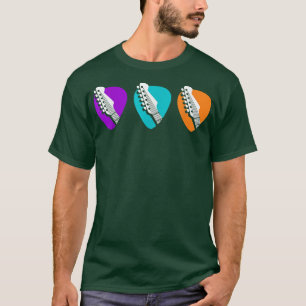 Lustige Gitarren-Farbwahl Vintage-Musik T-Shirt