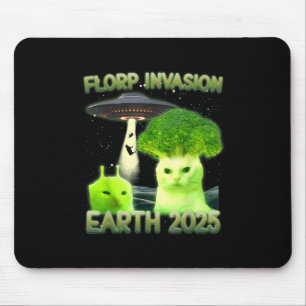 Lustige Glerp Glorp Lustige Außerirdische Katze Me Mousepad