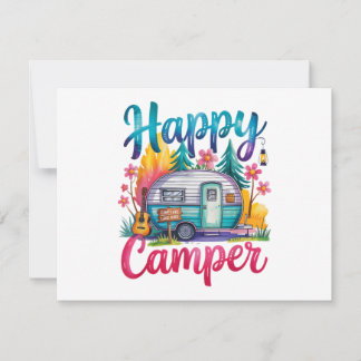 Lustige glückliche Camper Camping Bekleidung Anhän