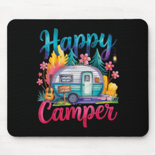 Lustige glückliche Camper Camping Bekleidung Anhän Mousepad