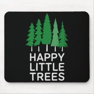Lustige glückliche kleine Bäume Camng Mousepad