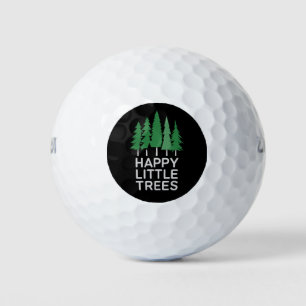 Lustige glückliche kleine Bäume Geschenke Camping Golfball