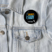 Lustige Glücksfischgeschenke für Männer Jungen Fra Button (Beispiel)