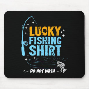 Lustige Glücksfischgeschenke für Männer Jungen Fra Mousepad