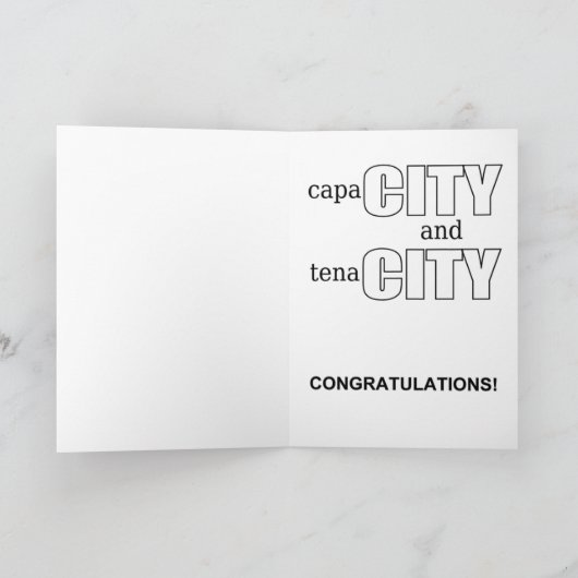 lustige Glückwünsche Karte (Innenseite)