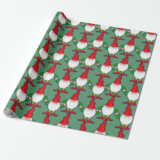Lustige Gnomes Geschenkpapier (Ungerollt)