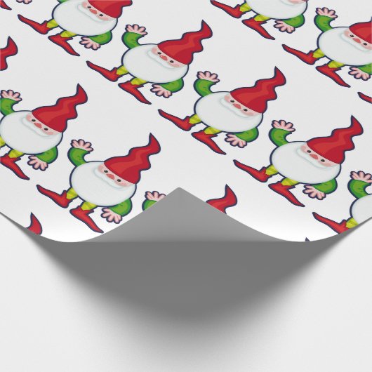 Lustige Gnomes Geschenkpapier (Ecke)