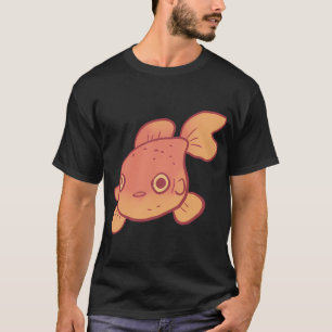 Lustige Goldfisch-Kunst T-Shirt