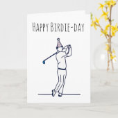 lustige Golf-Geburtstagskarten Karte (Gelbe Blume)