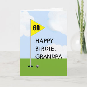 Lustige Golf-Opa-Geburtstagskarte Karte