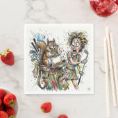 Lustige Golf-Papier-Luncheon-Servietten Serviette (Beispiel)