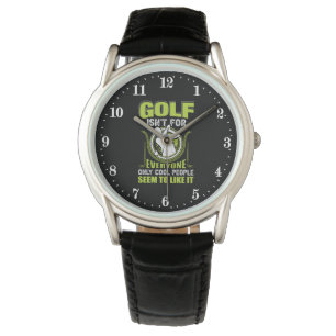 lustige Golf-Sportart Armbanduhr