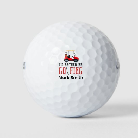 Lustige Golf-Sprüche für Golfer  Golfball (Vorderseite)