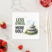 Lustige Golf-Sprüche für Golfer Serviette (Beispiel)