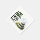 Lustige Golf-Sprüche für Golfer Serviette (Ecke)