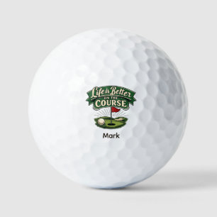Lustige Golf-Sprüche Golfball 