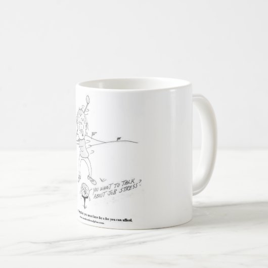 Lustige Golf-Tasse Kaffeetasse (VorderseiteRechts)