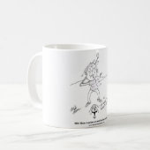 Lustige Golf-Tasse Kaffeetasse (Vorderseite Links)
