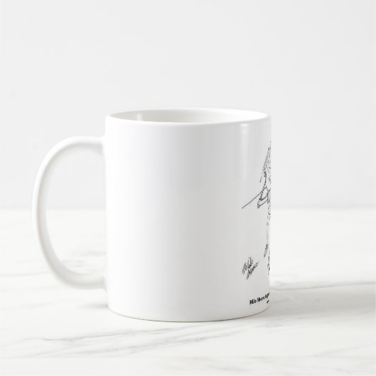 Lustige Golf-Tasse Kaffeetasse (Links)