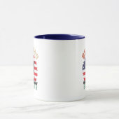 Lustige Golf-Vater-Wortkunst  Tasse (Zentrum)