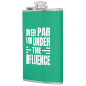 Lustige Golf-Vinyl-umwickelte-Flasche Flachmann (Links)
