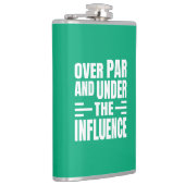 Lustige Golf-Vinyl-umwickelte-Flasche Flachmann (Rechts)
