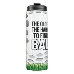 Lustige Golf-Zitat Thermosbecher