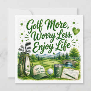 Lustige Golf-Zitate für Golfer auf dem Platz Einladung