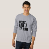 Lustige Golf-Zitate Sweatshirt (Vorne ganz)