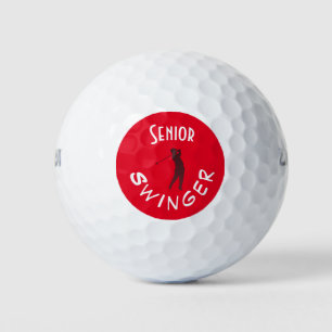 Lustige Golfbälle